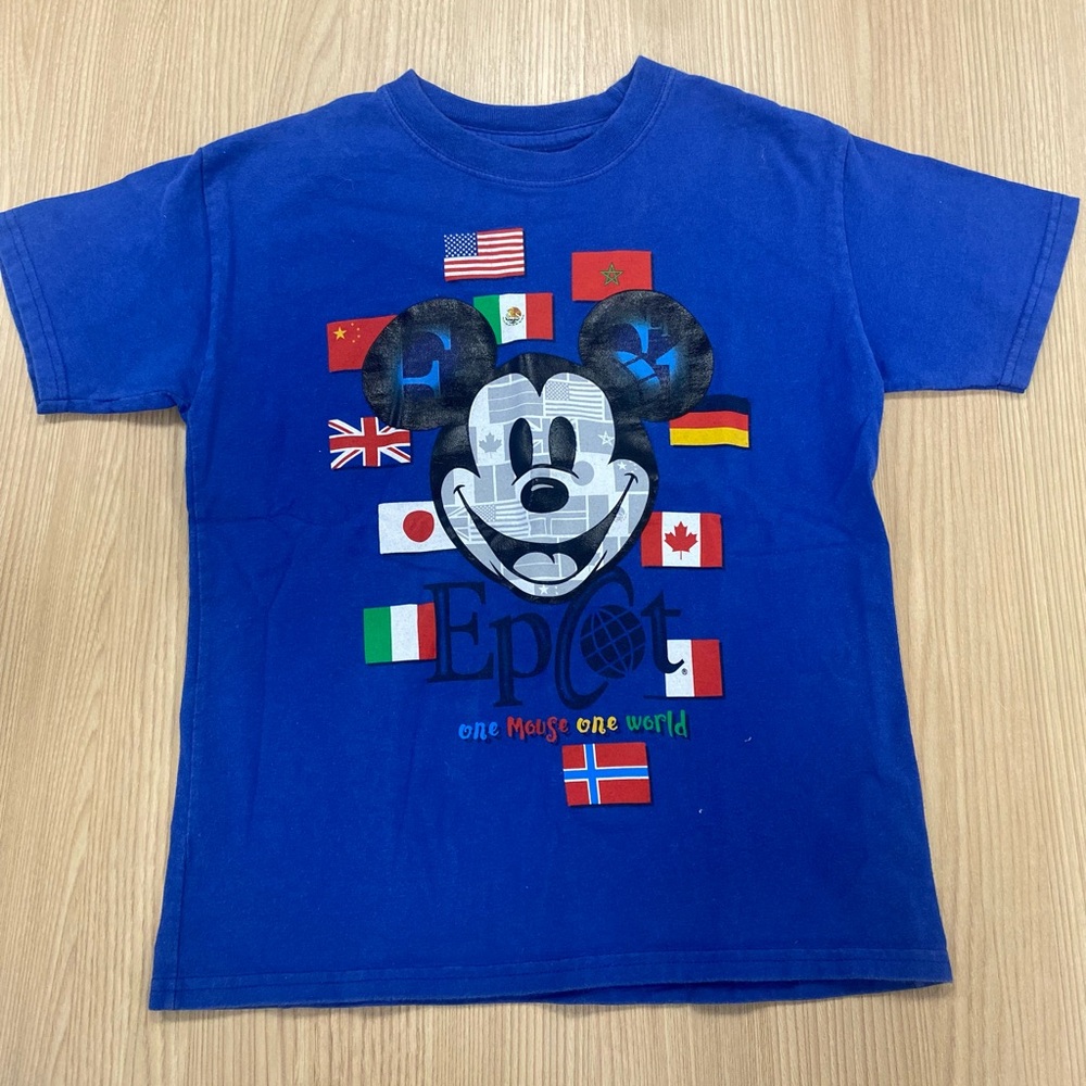 Hanes Blue Epcot Kids T-Shirt